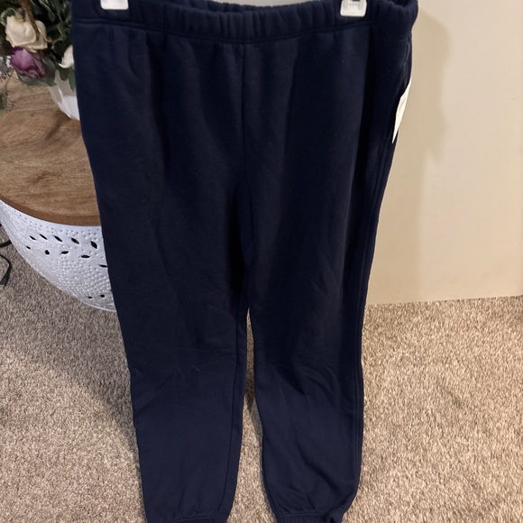 Good American Navy sweatpants with pockets New with tags large - Picture 2 of 5